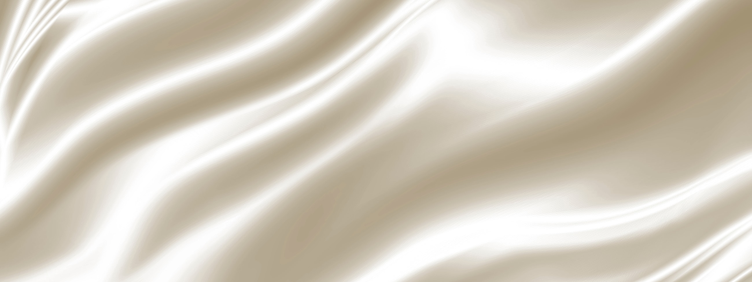 Smooth, flowing cream-colored satin fabric texture.